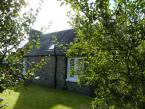 The garden includes  a pretty apple orchard