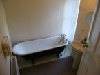 Relax in a classic roll top bath after a day's activities.
