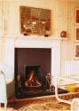 Log Fire in the cosy sitting room