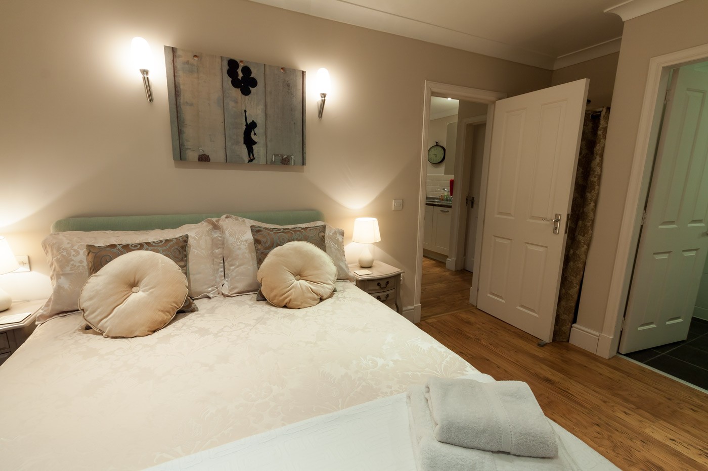 Double bedroom with on suite bathroom.