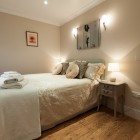 Double bedroom with bedside tables.