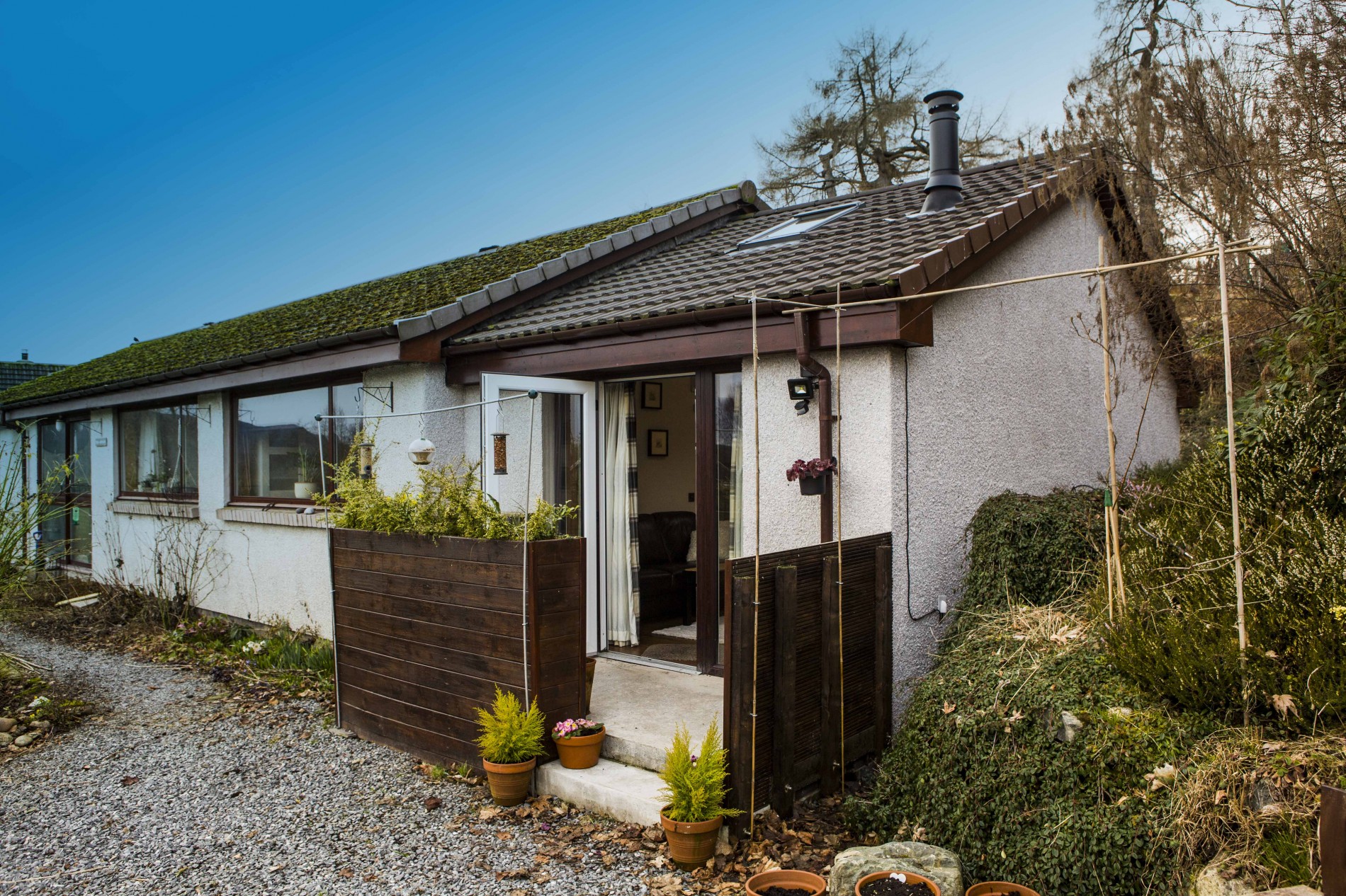 Garden door at Tigh Monadh