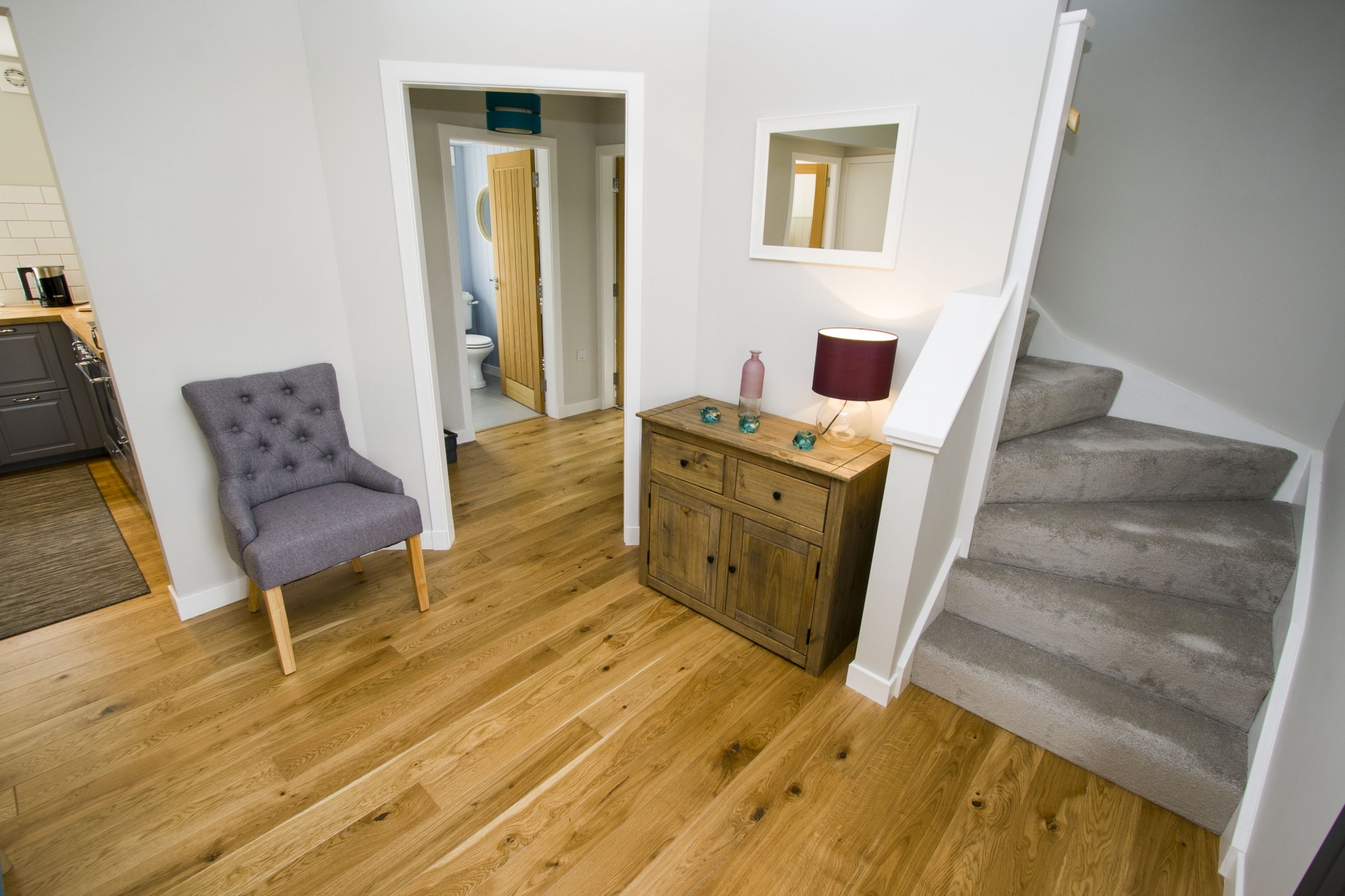 Stairs to first floor